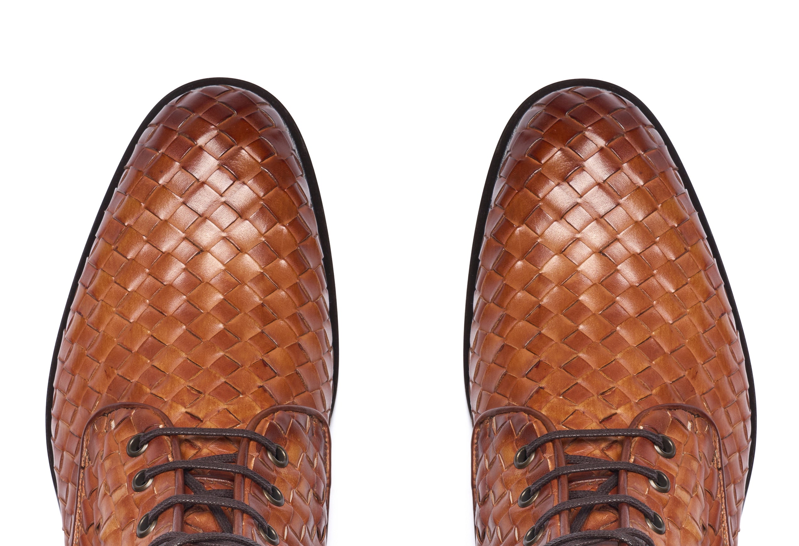 Cognac Intreccio#Sfumatura_Cognac Intreccio