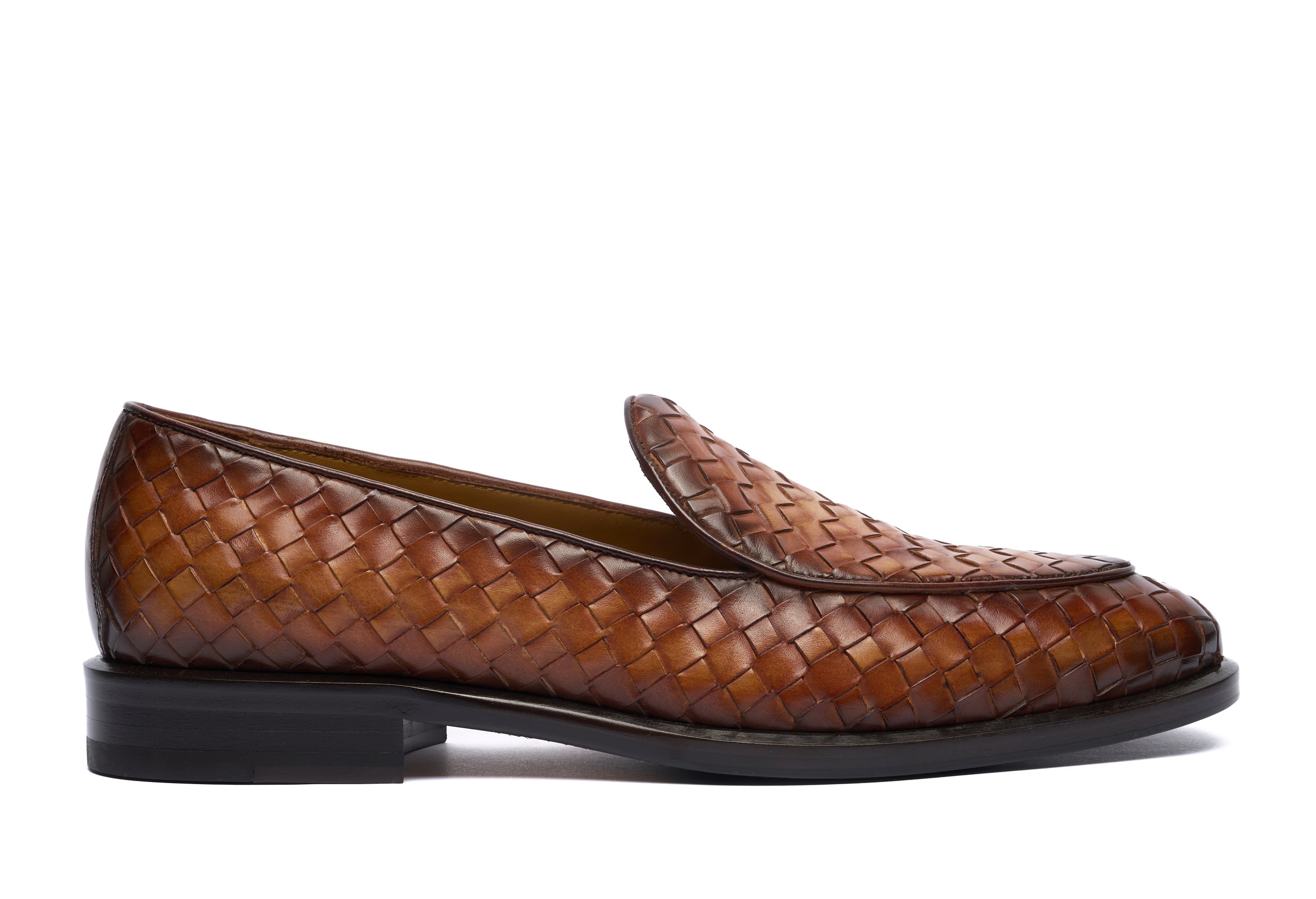 Cognac Intreccio#Sfumatura_Cognac Intreccio