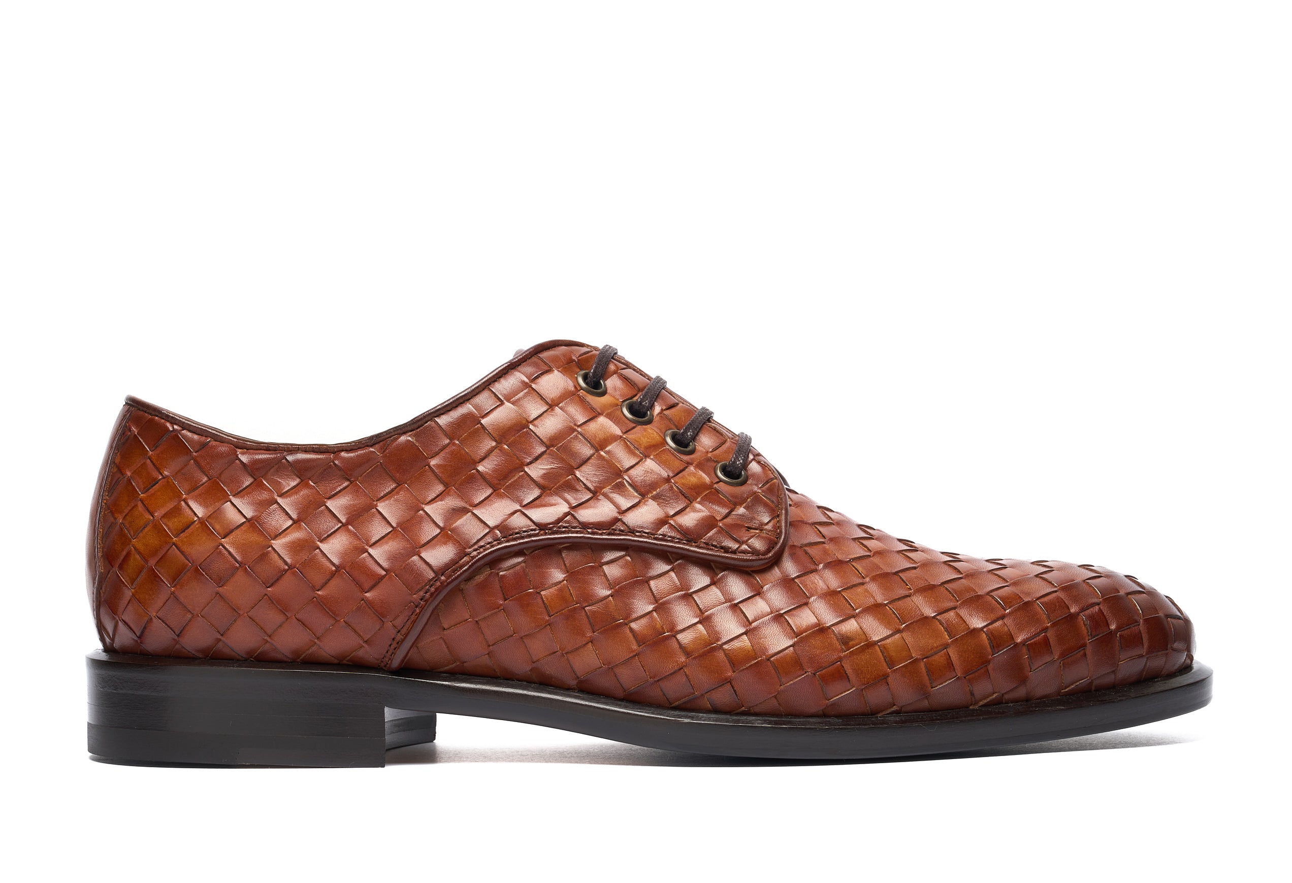 Cognac Intreccio#Sfumatura_Cognac Intreccio