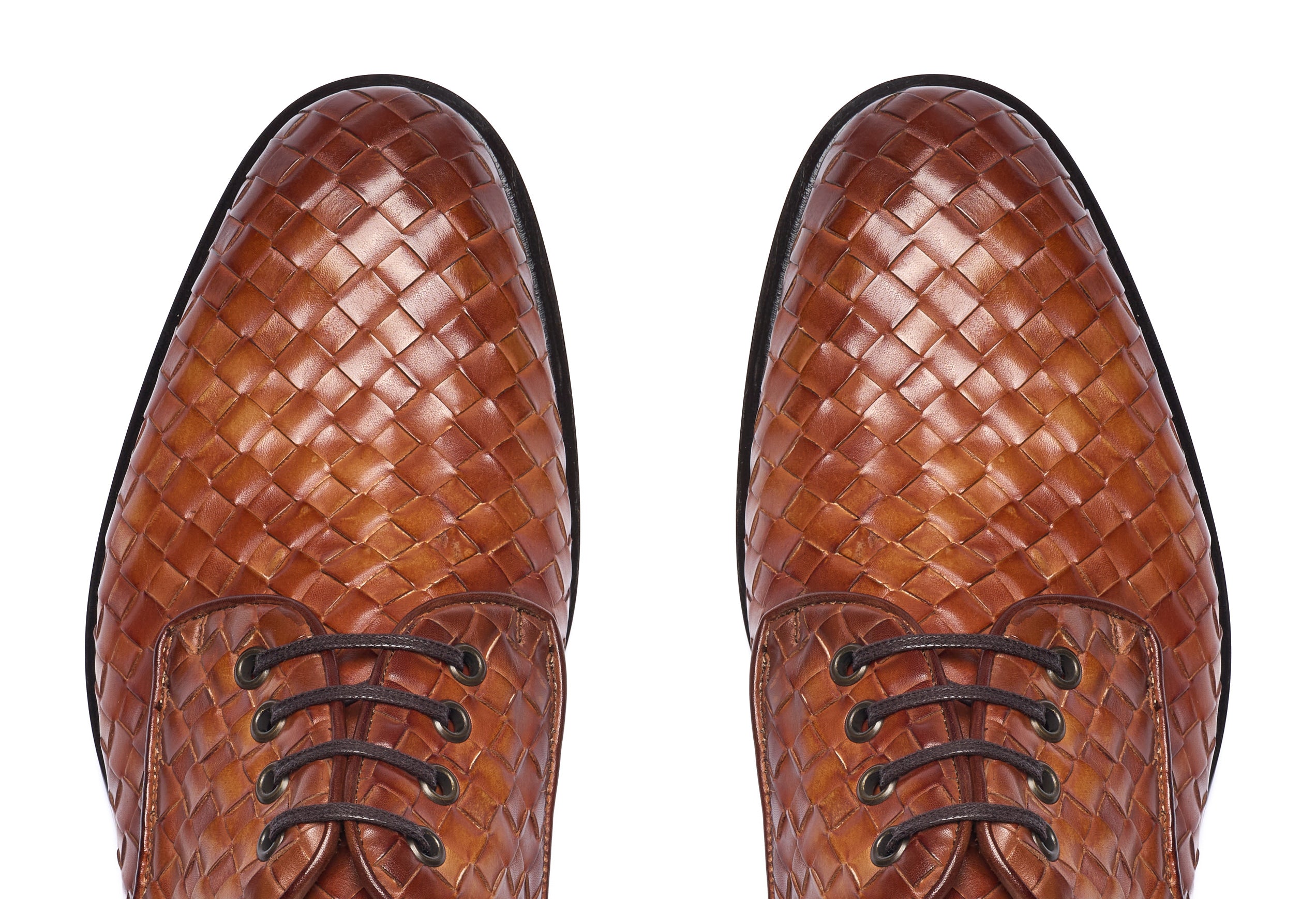 Cognac Intreccio#Sfumatura_Cognac Intreccio